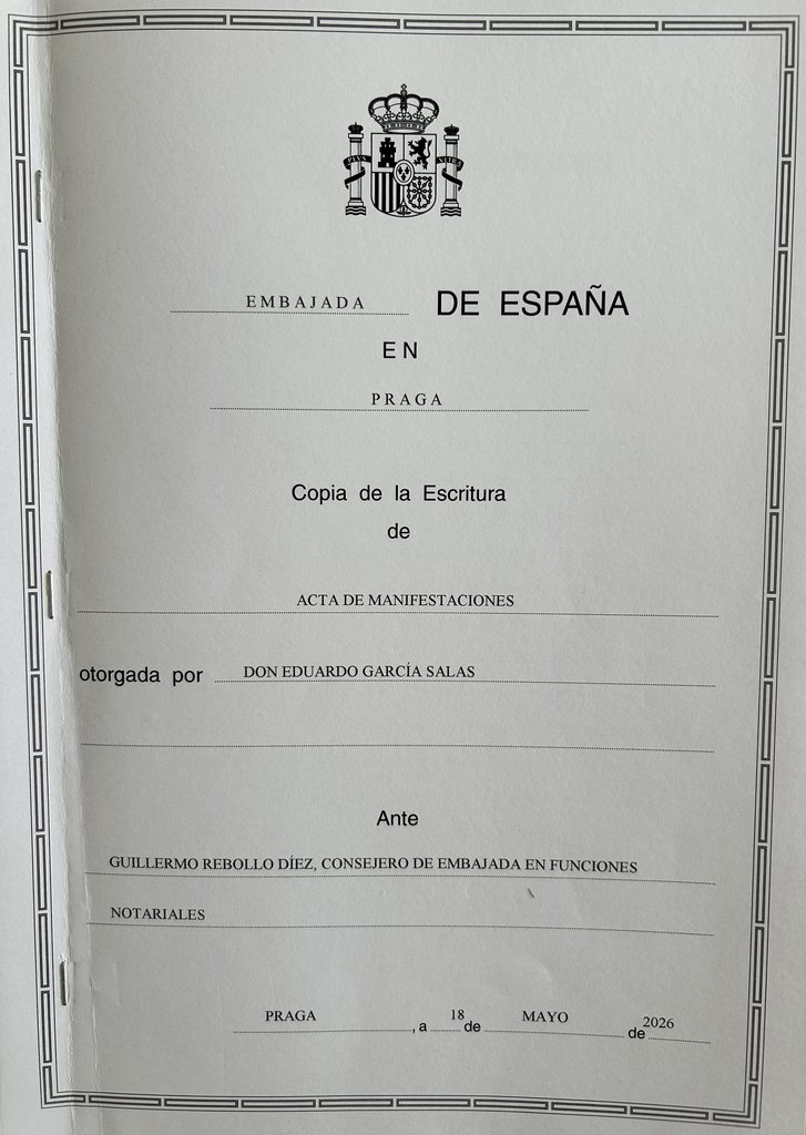 Official Recognition from the Embassy of Spain in the Czech Republic img 5923